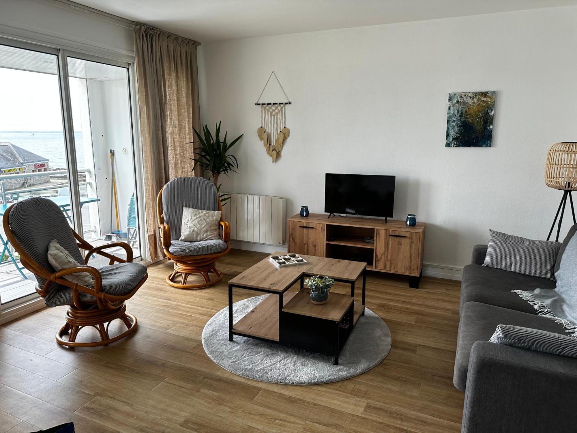 Appartement Vue Sur Mer, A Deux Pas De La Plage Port-Haliguen Екстериор снимка